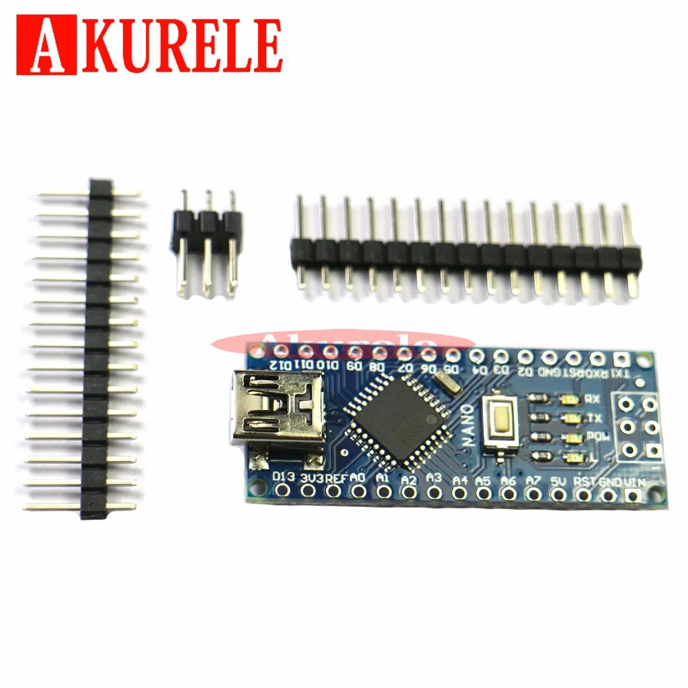Плата модуля микро контроллера Nano V3.0 ATmega168 CH340G CH340 с интерфейсом USB UART для Arduino NANO