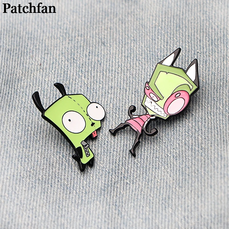 Patchfan Захватчик Зим броши для мужчин и женщин Прайд цинк эмаль шпильки медаль для рубашки рюкзак одежда сумка Декоративные значки A2141