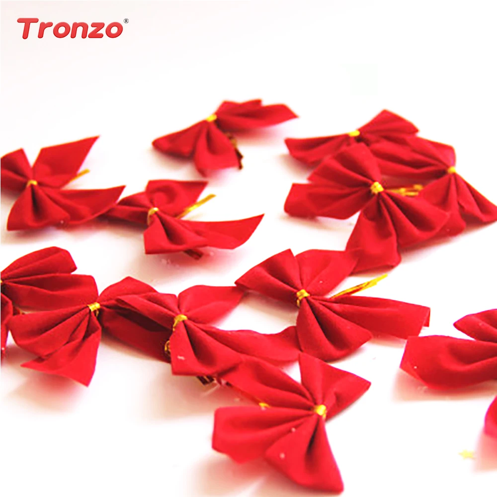 

Tronzo Christmas Bow Christmas Decorations For Home 12pcs Christmas Tree Decoration Bow Knots Hanging Ornaments Xmas Decor 2018