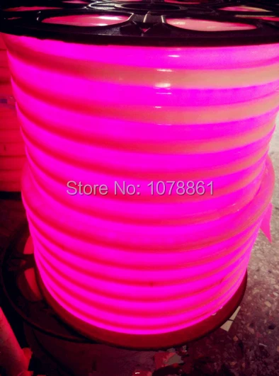 Распродажа ROHS цветная розовая светодиодная неоновая гибкая лента белая 120