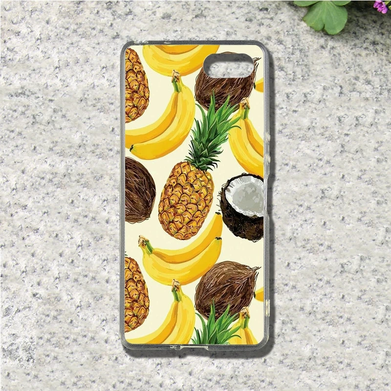 Фрукты чехол для телефона Sony Xperia E3 E5 M2 M5 Z1 Z2 Z3 Z5 Compact XA XA1 XZ Премиум Мягкая