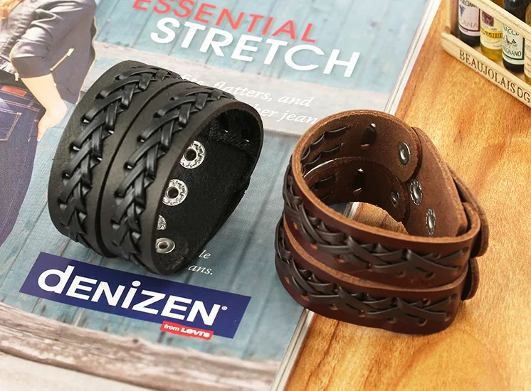 Gnova новый браслет из коровьей кожи мужской повседневный воловьей ювелирные