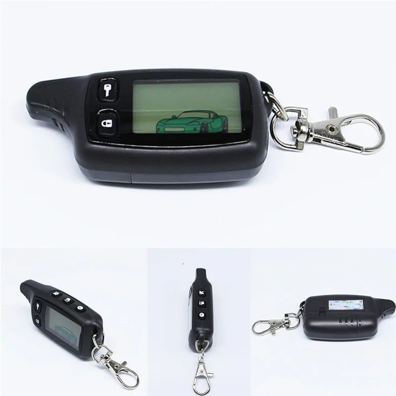 Новый lcd пульт 9010 двухсторонняя Автомобильная Сигнализация Противоугонная
