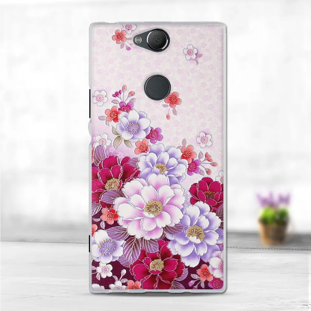 Soft Cover For Sony Xperia XA2 Plus Case plus Cartoon Silicone Phone Dual Sim | Мобильные телефоны и аксессуары