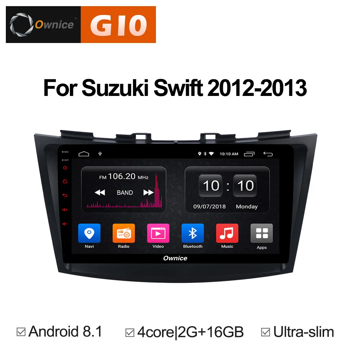 Ownice C500 + G10 Android 8 1 Автомобильный dvd плеер для SUZUKI SWIFT 2012 2013 Автомобильная