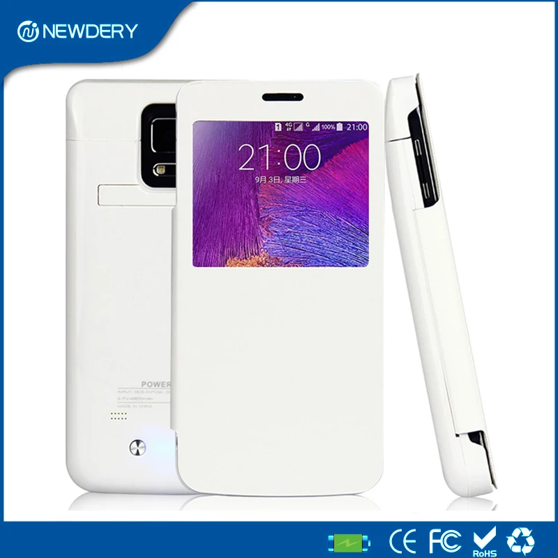 Новинка 2018 зарядное устройство для samsung Galaxy Note4 N9100 4800 мА/ч защитный чехол с