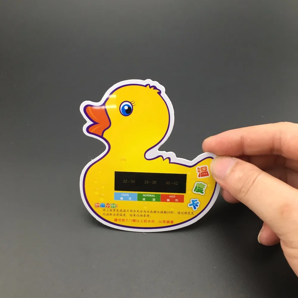 5 шт./лот детские плавательный душ Температура воды тестирования карты термометр