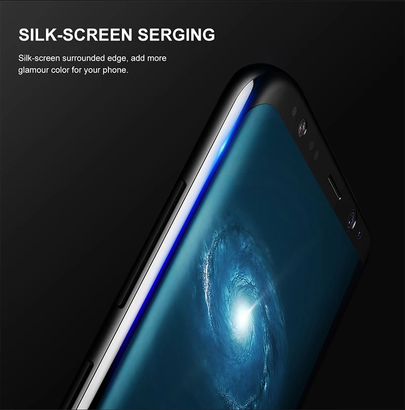 5D изогнутый Полноэкранный протектор для Samsung Galaxy S8 S9 Plus закаленное стекло S7 Note 8 Edge