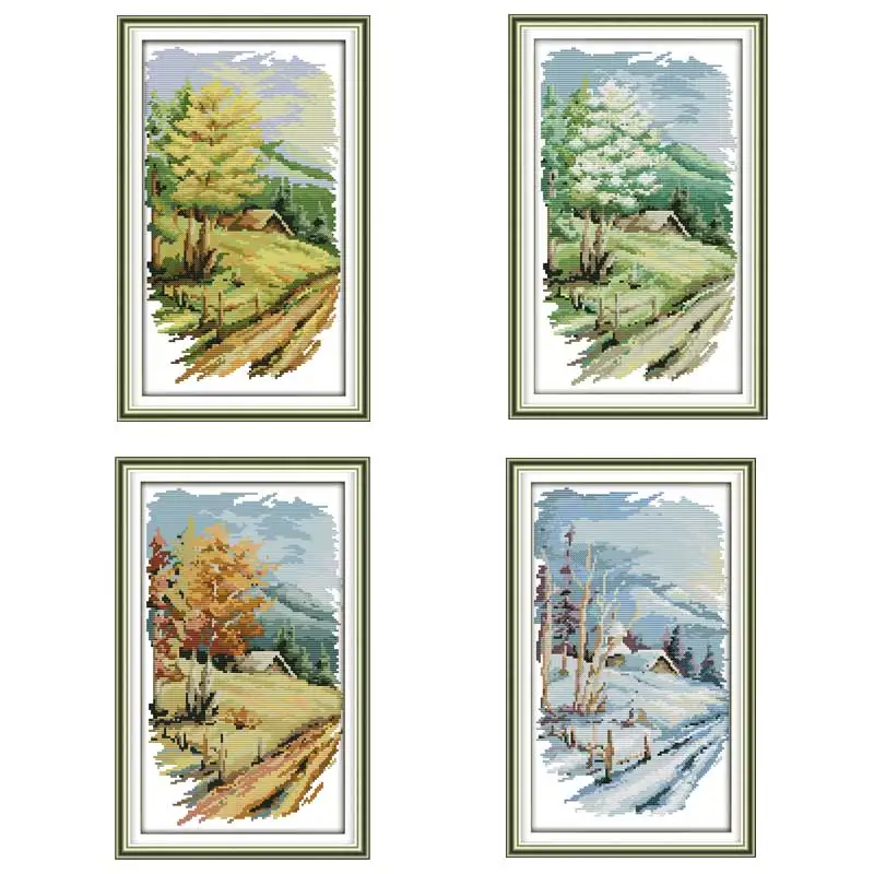 Всесезонный Набор для вышивки крестом 11CT 14CT оптовая продажа|cross stitch 11ct|cross setcounted