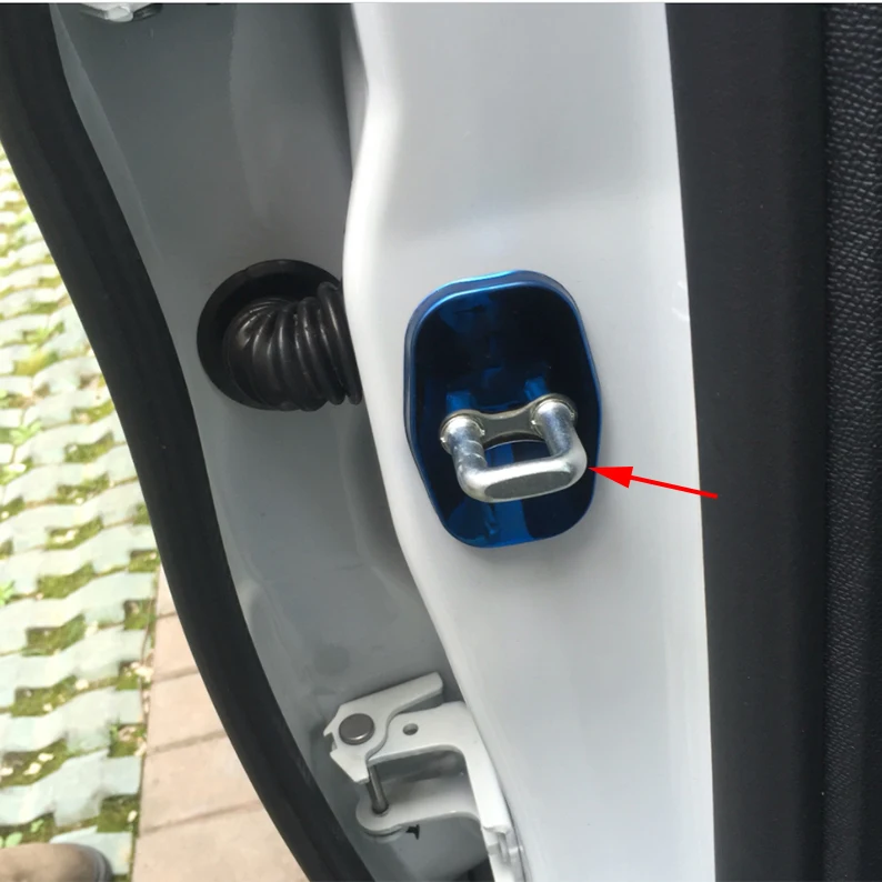 4 шт. антикоррозийный защитный чехол для дверного замка автомобиля Peugeot 207 CC GT150 2008