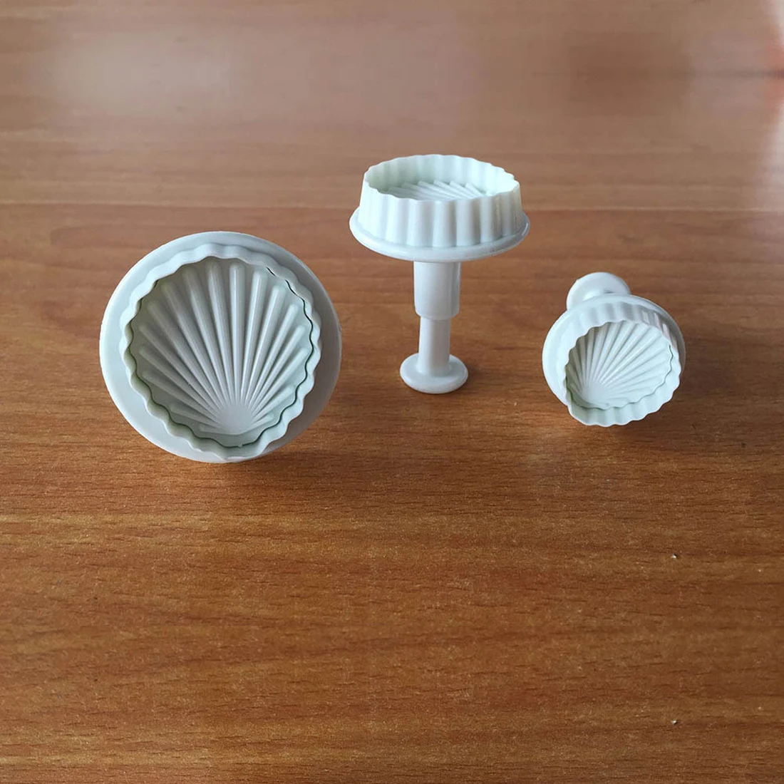 Good Shell 3 шт./компл. Пластиковая форма для торта из помадки украшение сахарной