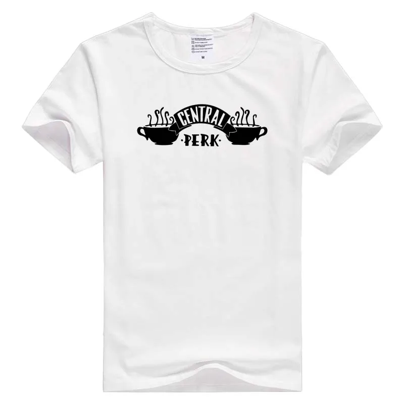 Классическая черная футболка с короткими рукавами и надписью Friends mug крутые чашки