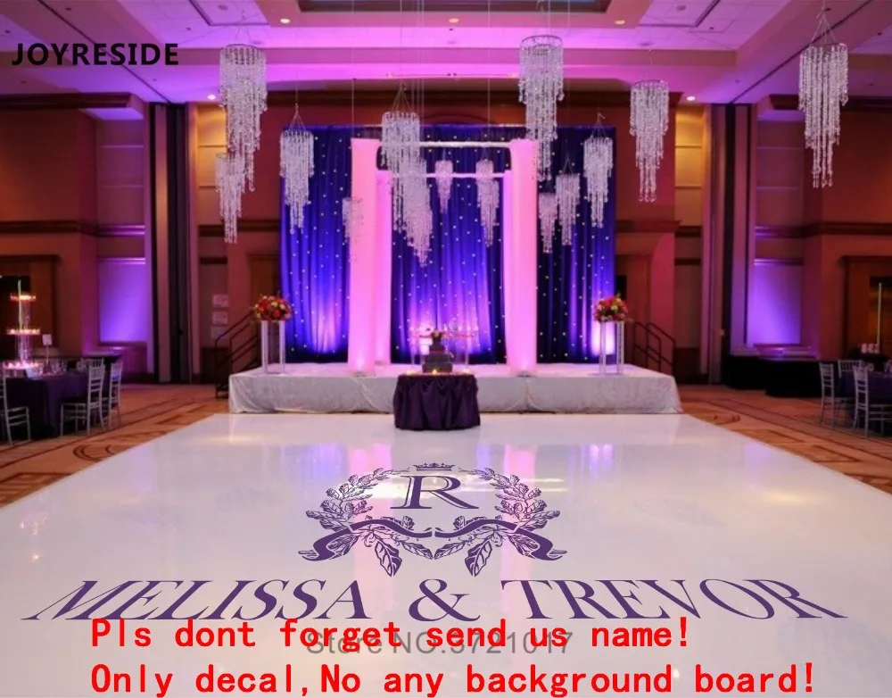 Художественная Декоративная Виниловая наклейка на пол для танцев свадеб