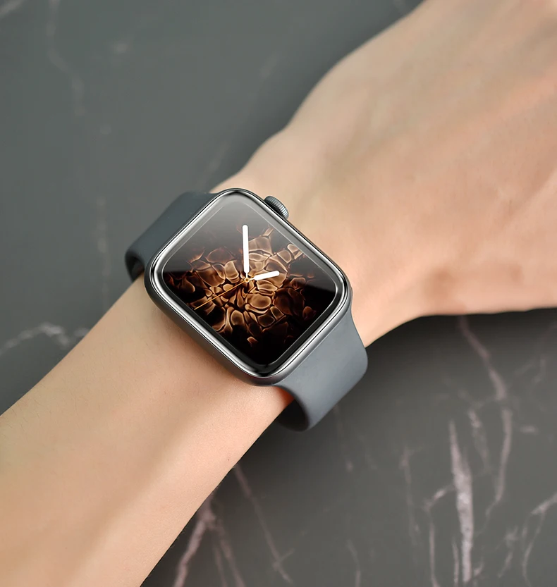 Нано жидкое полное клеевое УФ-стекло для Apple Watch 38 м 42 мм 40 мм 44 мм Защита экрана для i Watch 4 3 2 1 серия пленка из закаленного стекла