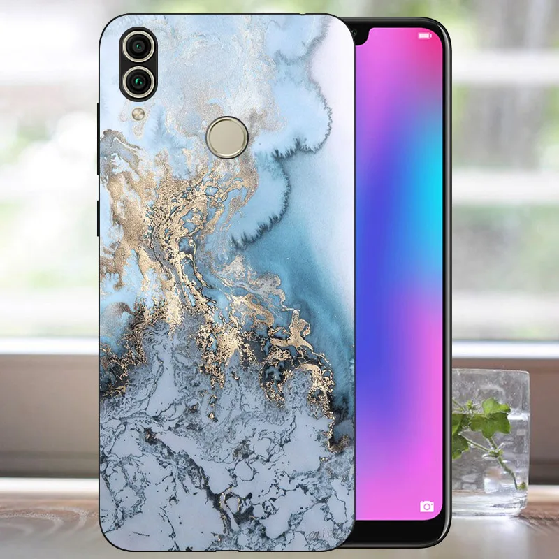 Мягкий ТПУ чехол для Honor 8c huawei Honor 8C силиконовый бампер для Honor 8C Honor 8C 6,26 чехол для huawei Honor 8c 8 C задняя крышка Capas