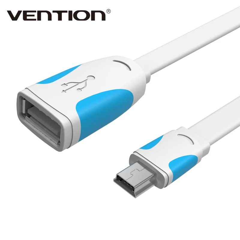 Кабель Vention Mini USB 2 0 OTG мини Otg кабель передачи данных адаптер 10 см/25 см Папа мама для