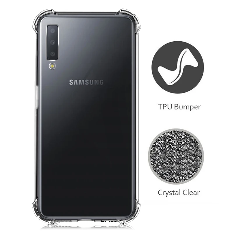 Чехол для телефона Samsung Galaxy A7 A6 A8 2018 подушка безопасности анти-осенний