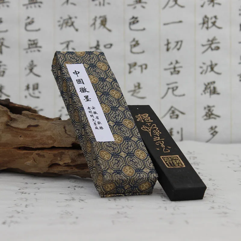 Китайская традиционная чернильная палка Sumi-e однотонные чернила Sumi Anhui Lao Hui Kai Wen Mo