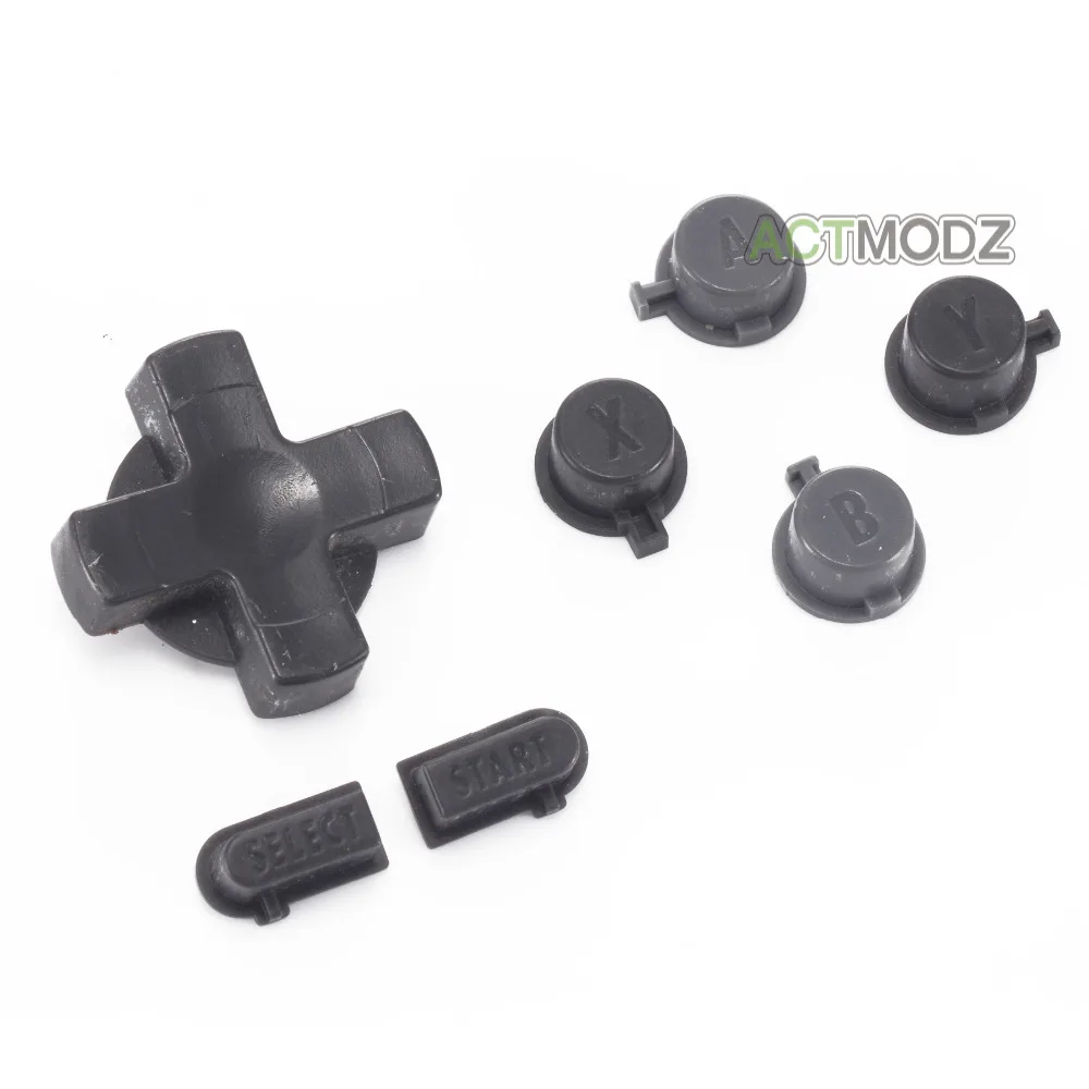 Repair Parts Cross Key + ABXY A B X Y Buttons for Nintendo DS NDS Console Black | Электроника