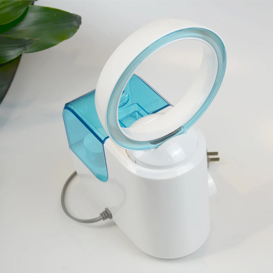 Настольный Электрический мини-вентилятор с воздушным охлаждением без листьев