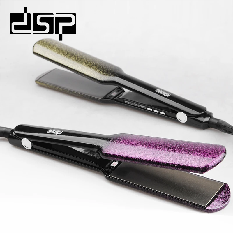DSP Flat Iron цифровой Контроль температуры Керамика выпрямитель для волос 360 градусов