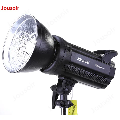 NiceFoto TB 400C 400W 400Ws монолитный стробоскоп для студийной фотосъемки с лампой