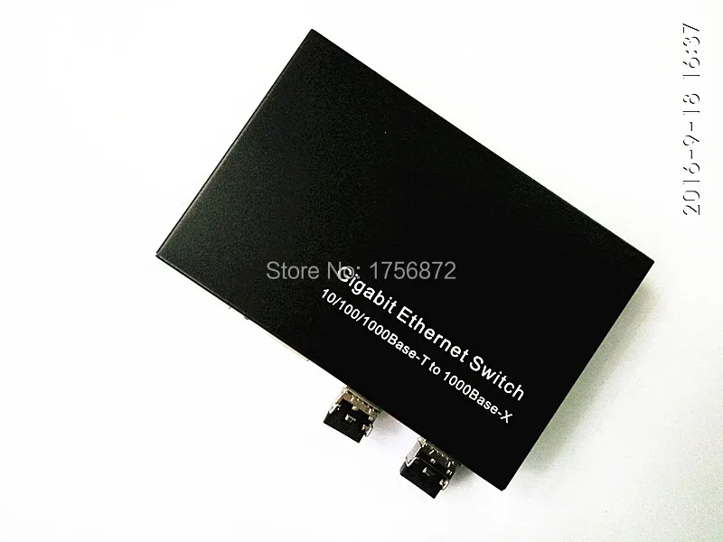 Волоконный коммутатор 2F2E 1 25G SFP шт. 2 волоконных порта 2x1000 м RJ45 giga sfp волоконный