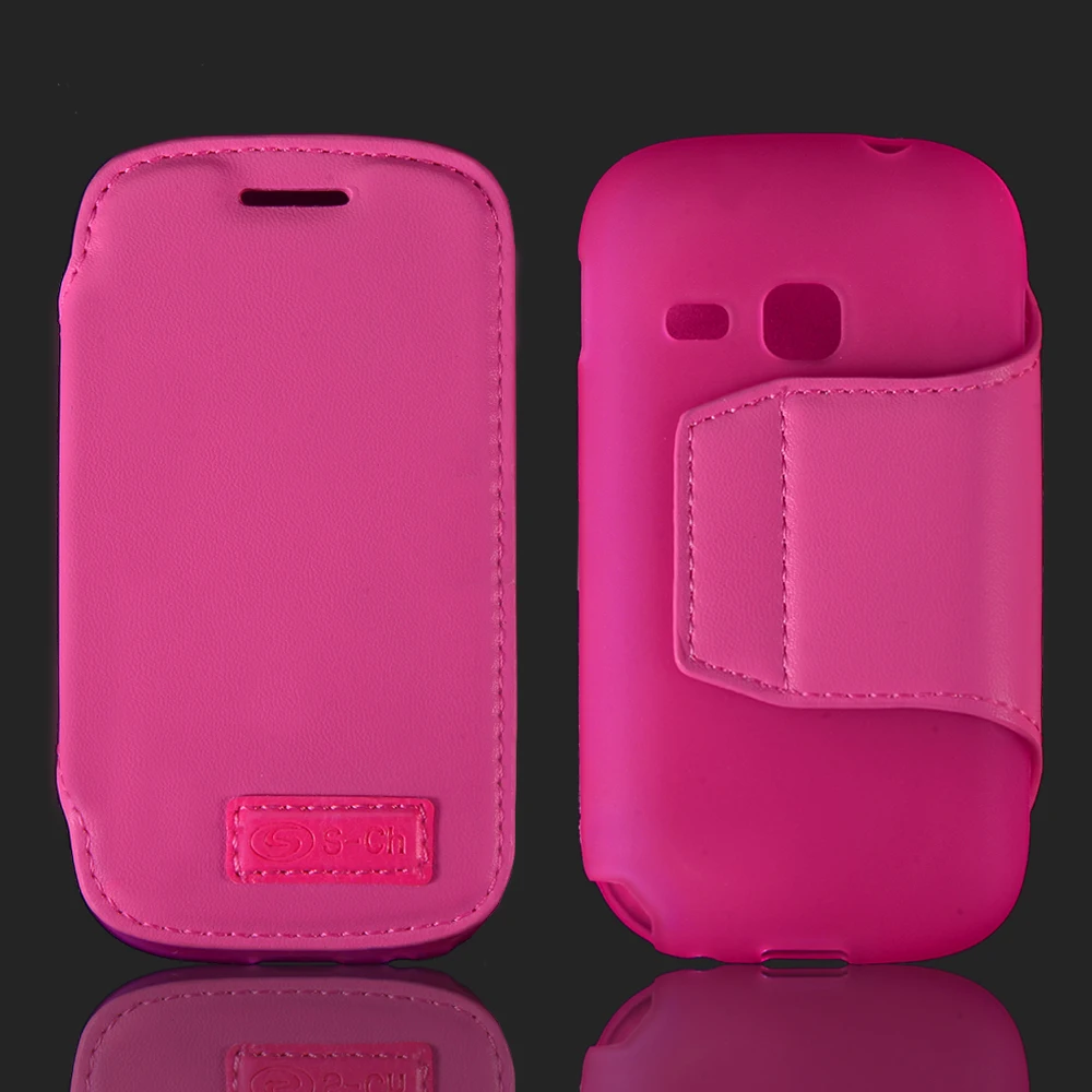 Для Samsung Galaxy Young S6310 S6312 откидной Чехол из искусственной кожи для бизнеса
