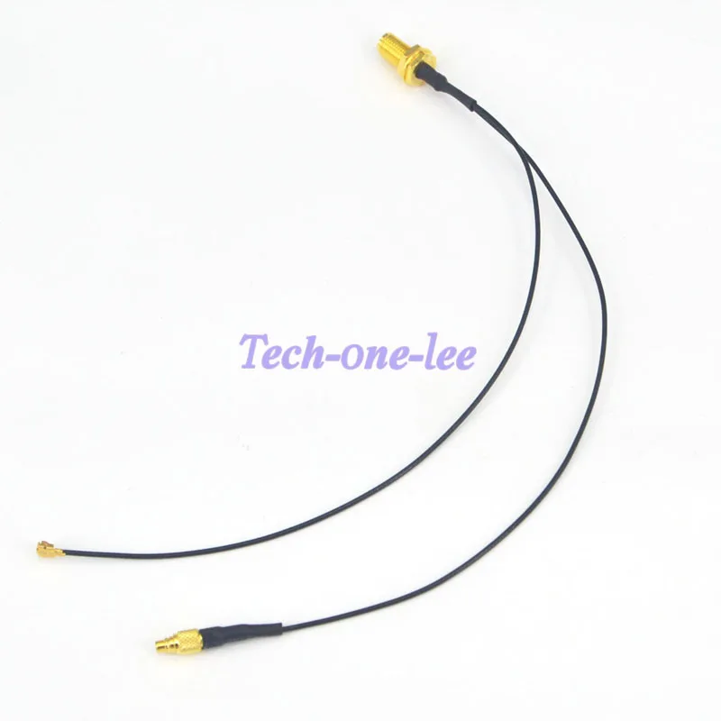 2 шт. RP SMA для ipx female Y Type Dual MMCX Male + IPX соединительный кабель адаптера 1 13 Кабель