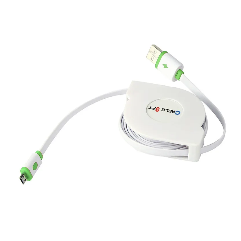 Выдвижной кабель с Micro USB на 1 м для Samsung Galaxy S7 Edge SZ0213 #21|2a usb|samsung usb 2ausb 2a |