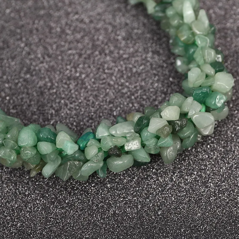 Женское Винтажное колье MINHIN зеленое ожерелье-чокер с натуральным камнем