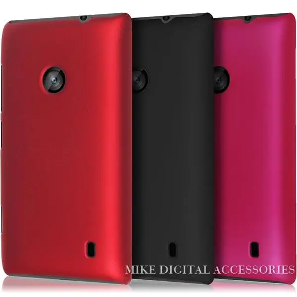 New Hot Selling High Quality Multi Colors Luxury Rubberized Matte Hard Phone Case Cover For Nokia Lumia 520 |