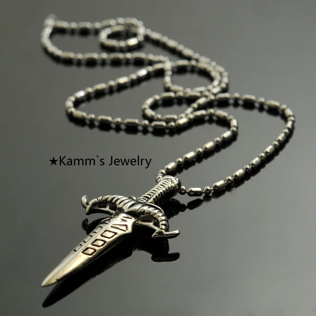 Подвески в стиле панк из нержавеющей стали хип хоп серебра KP098|necklace chinese|necklace
