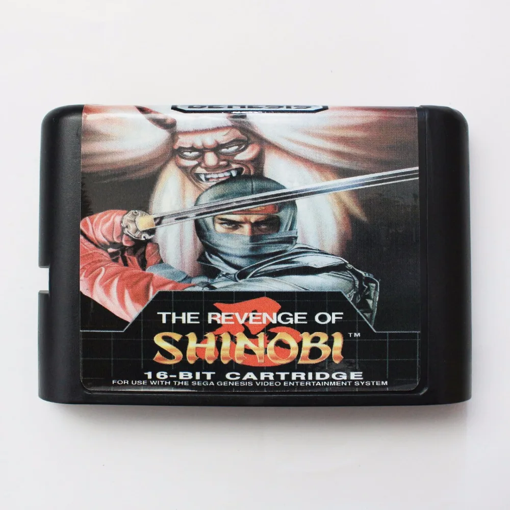 Месть Shinobi 16 бит SEGA MD карточная игра для Sega игры Mega Drive Genesis|mega drive card|sega cardsega genesis card |