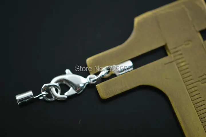 Фурнитура для ювелирных изделий посеребренные цветные застежки-лобстер с