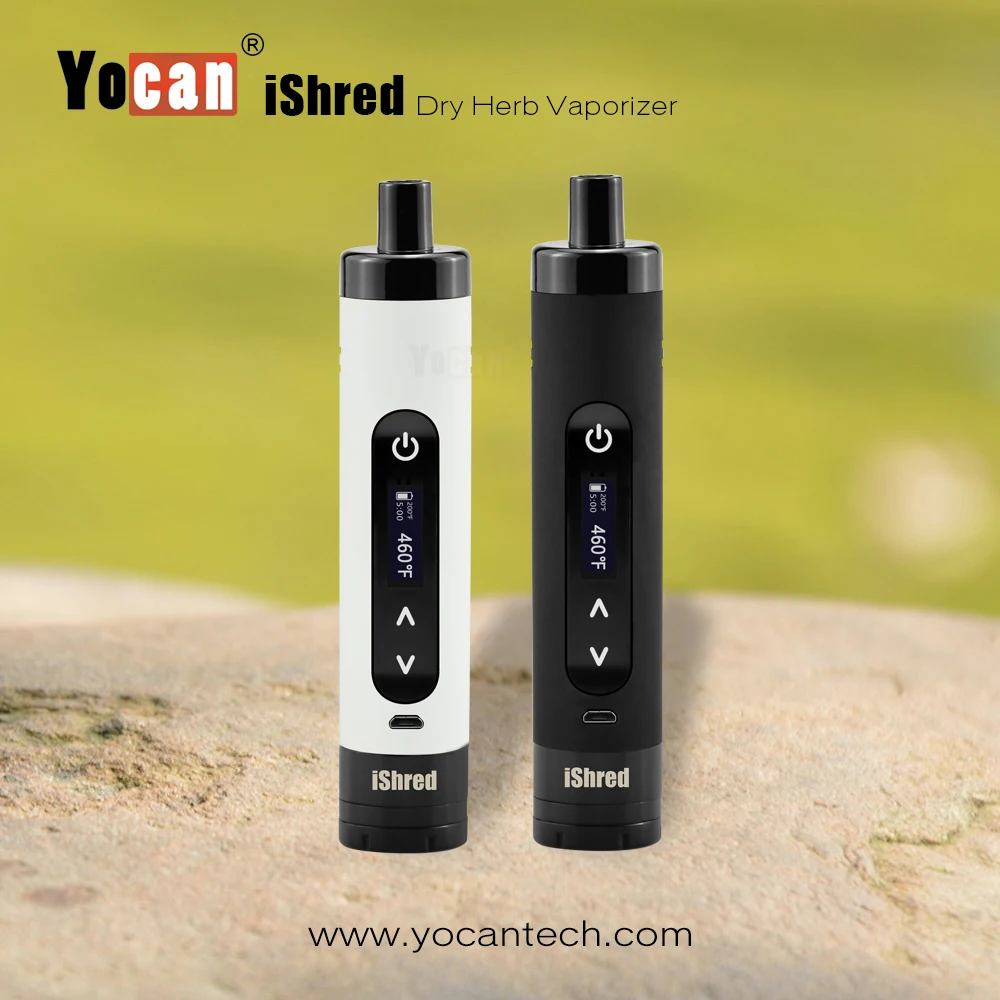 3 шт./лот Yocan ishred сухой травы испаритель электронные cigaerette комплект с ЖК-дисплей