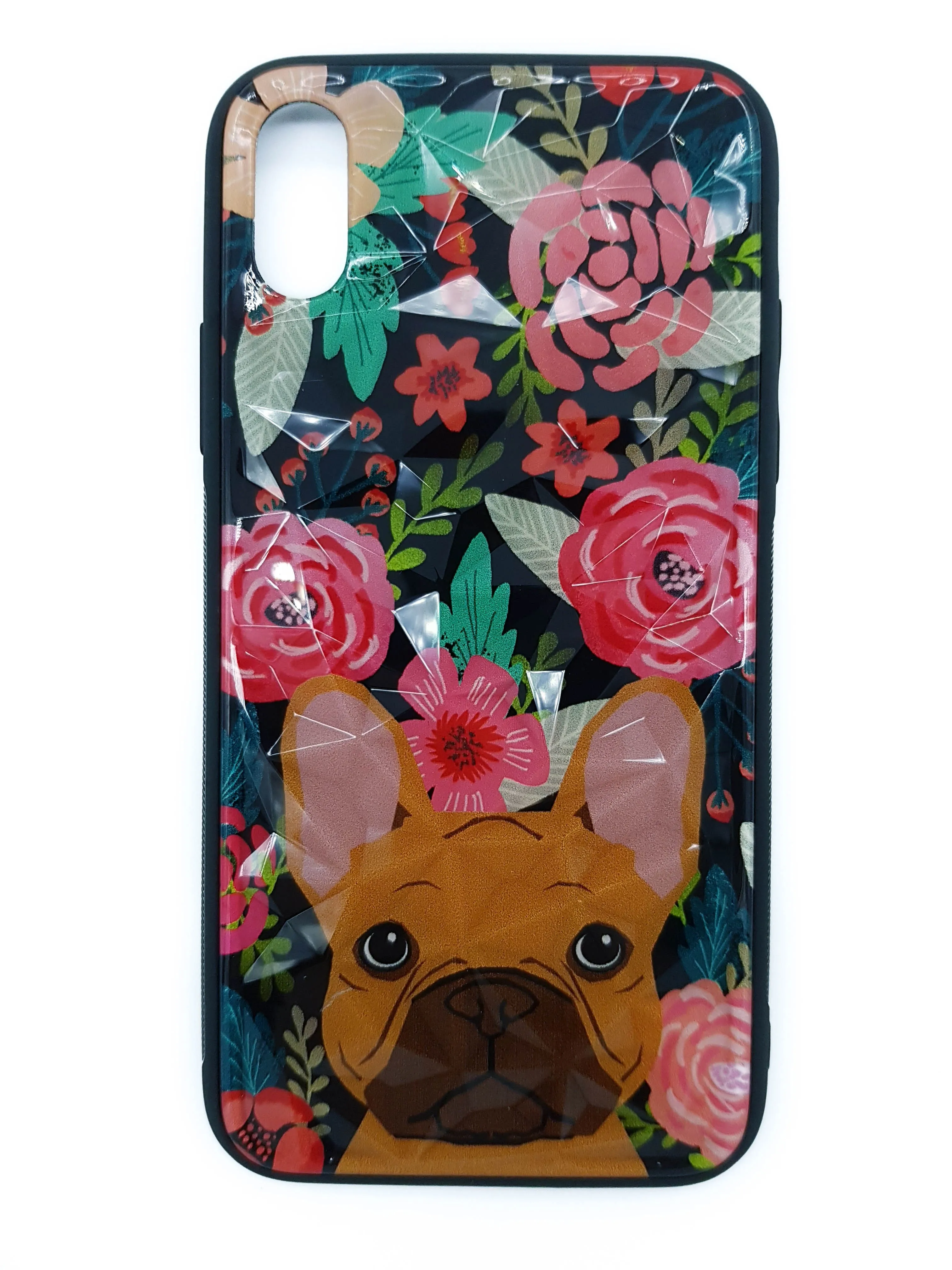 Чехол подставка тисненые цветы для собак samsung Galaxy A50|Бамперы| |