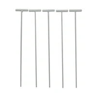 50 pcs 25 5cm length active bird cage door iron bars for inner diameter 5mm entrance wire trap door curtain metal removable rod