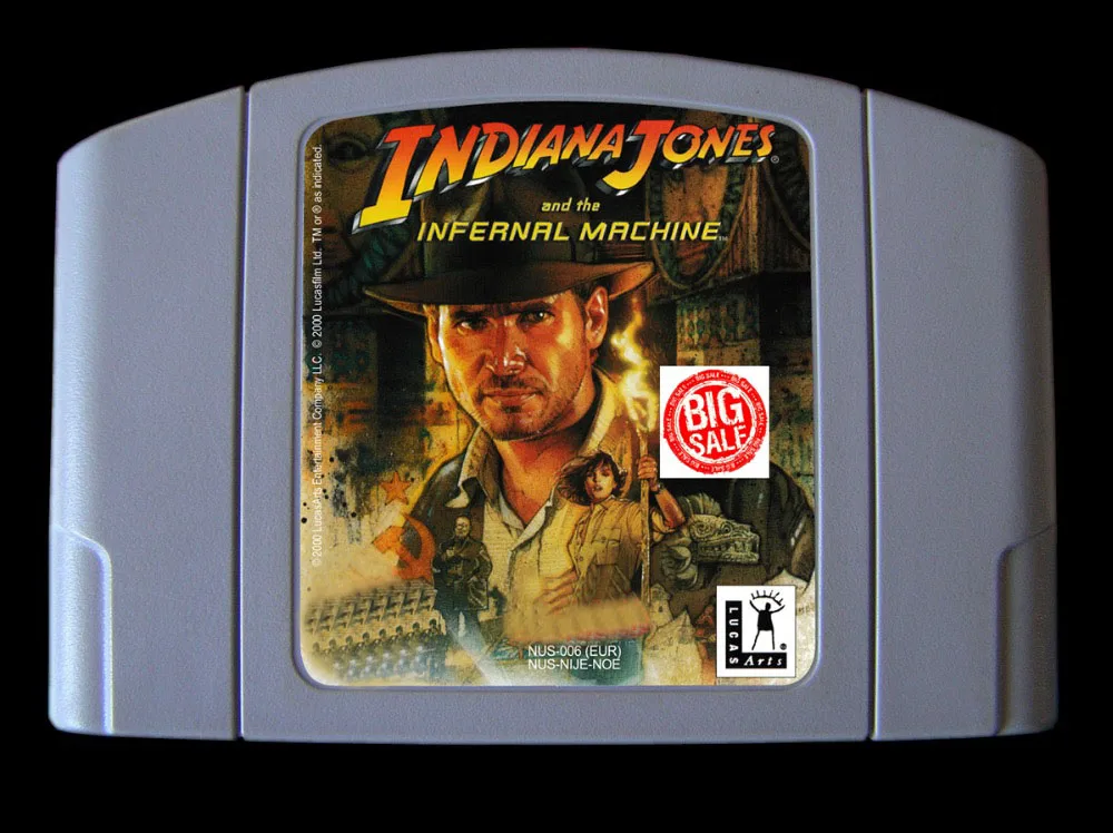 64 битные игры ** Индиана Джонс и адская машина (английская версия PAL!)|indiana jones|machine