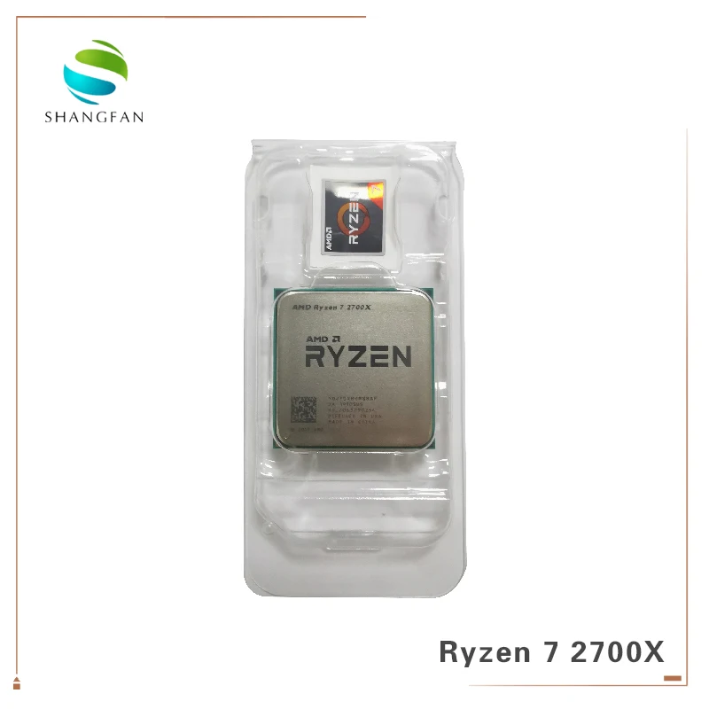 Процессор AMD Ryzen 7 2700X R7 3 ГГц Восьмиядерный процессор Sinteen Thread 16 м 105 Вт сокет YD270XBGM88AF