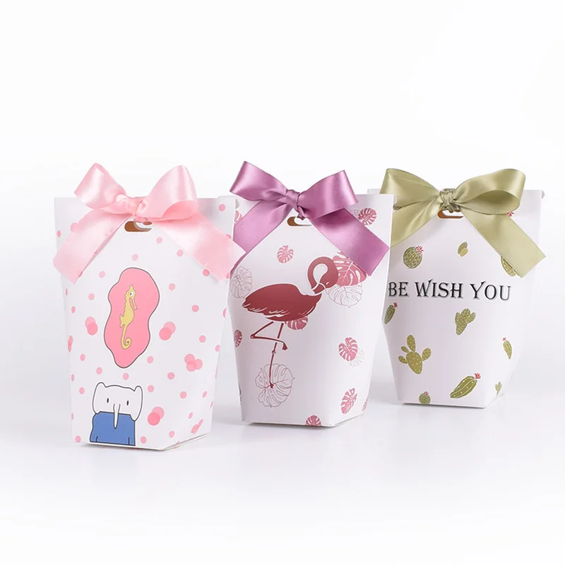 5pcs Christmas festival Gift Box Paper Bags for Candy Cookie Crafts Wedding Birthday party Festival Greeting packing | Дом и сад