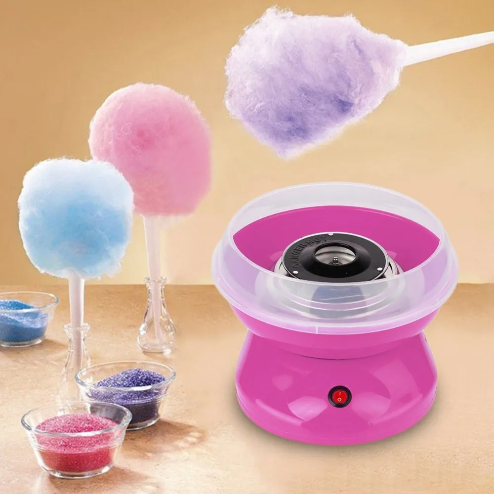 Мини электрический Cotton Candy Maker Зефир DIY машина Портативный бытовой хлопка