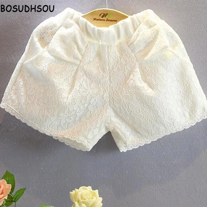 Bosudhsou/yyy 31 новые шорты для девочек маленьких детей кружевные с цветочным узором