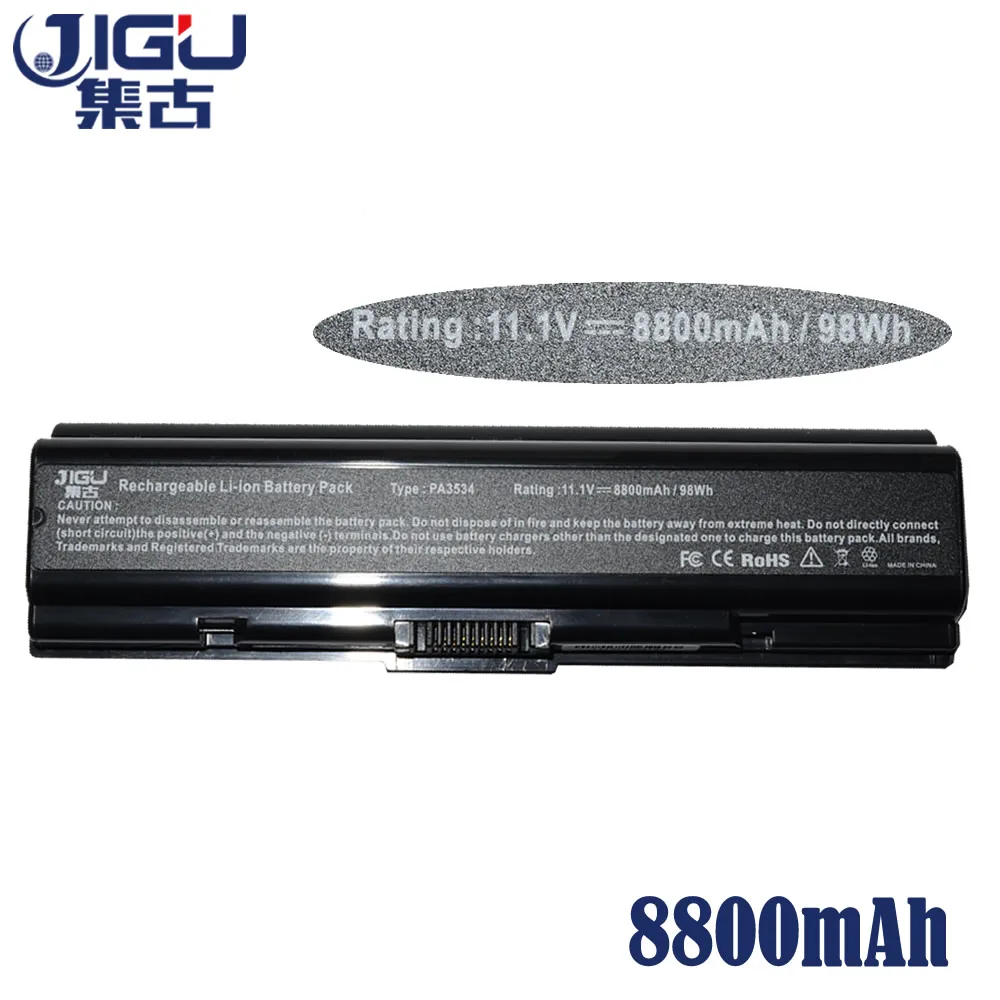 JIGU Laptop Battery For Toshiba Satellite L200 L201 L203 L205 L500 M200 L550 L505 L555D L555 M202 M208 M203 M205 M212 M206|battery for toshiba|laptop
