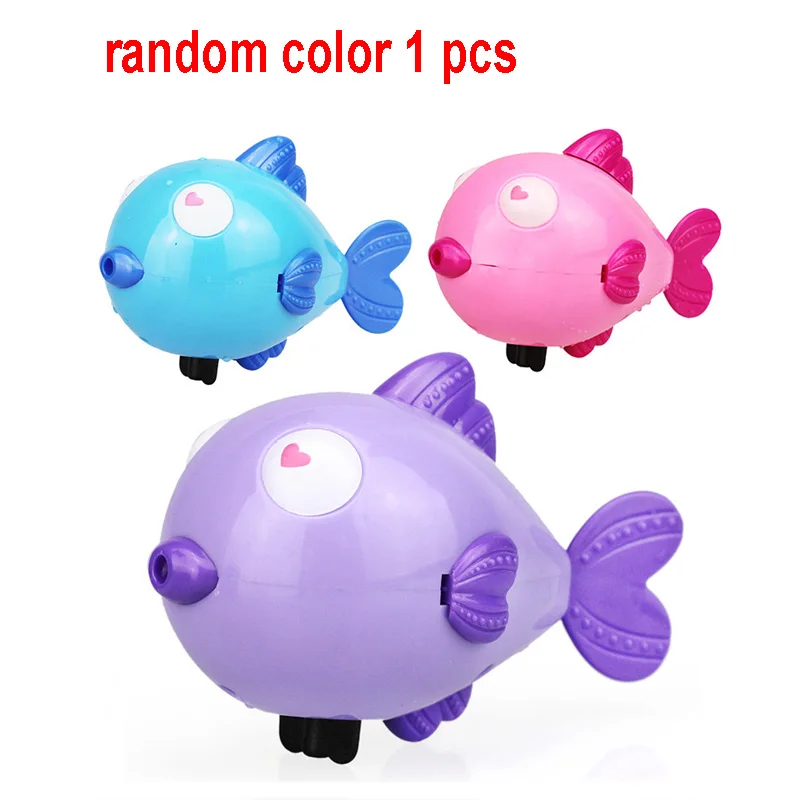 1pcs random Детские игрушки для купания, черепаха, дельфин, крокодил, плавающая вода, заводная цепь, Детские Классические игрушки - Цвет: 1pcs random