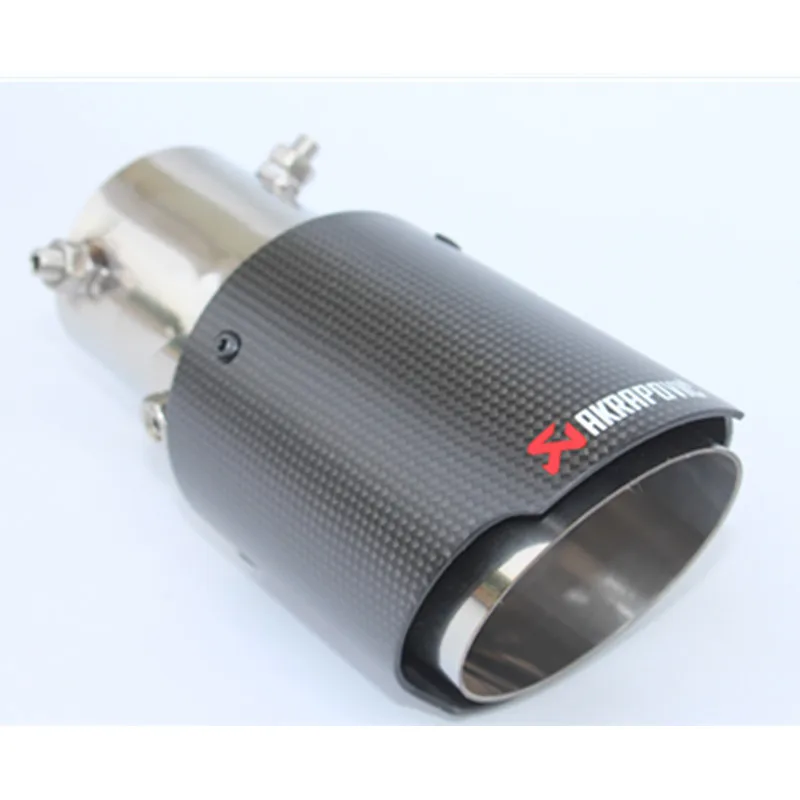 1 шт. универсальные наконечники Akrapovic выхлопная труба из углеродного волокна