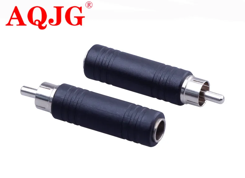 1 шт. 6 .. 35 мм гнездовой аудио разъем к RCA штекеру rca Штекерный адаптера соединителя