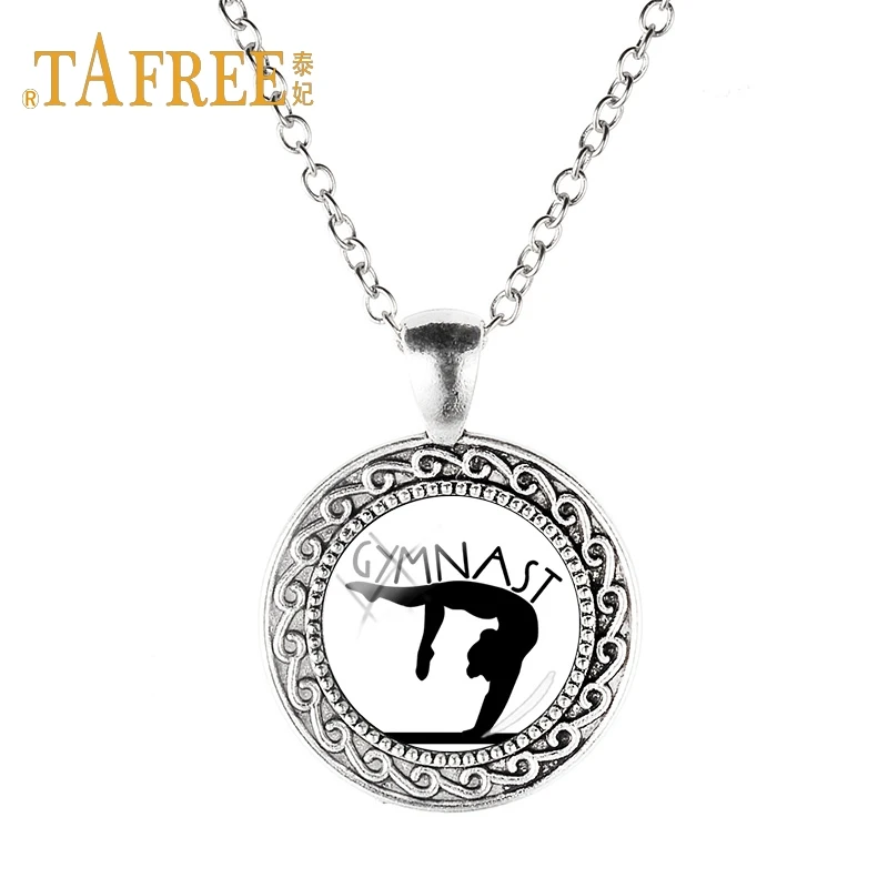 Ожерелье TAFREE с подвеской из игры прочность и баланс ожерелье-цепочка стекла