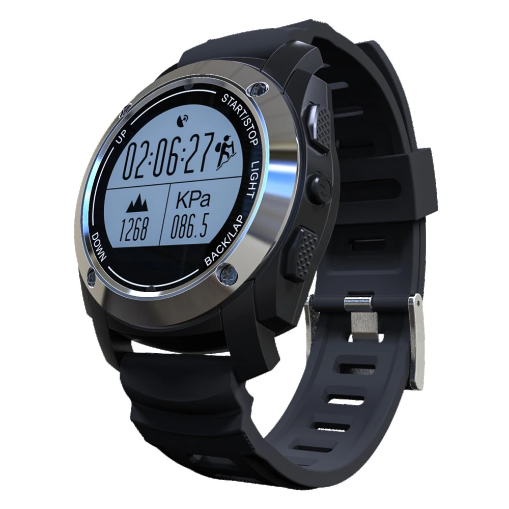 GPS Smart Watch Men Sports Bracelet S928 Smartwatch For Facebook Wechat Fitness Tracker Temperature Pressure Height Pace Speed |