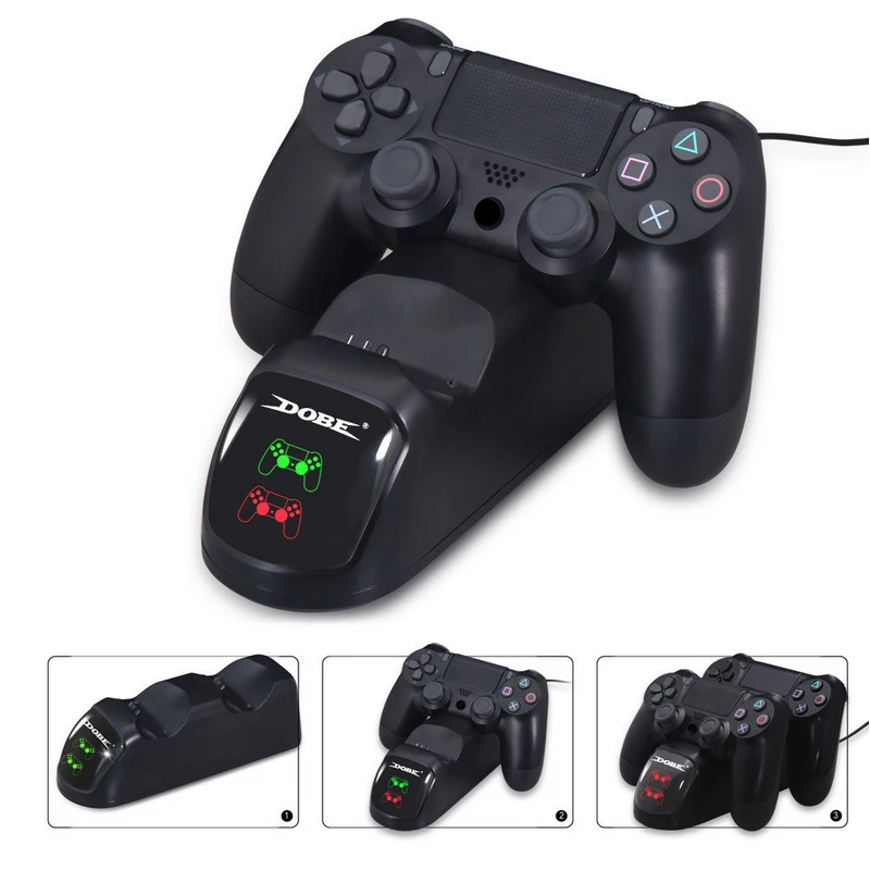 Зарядное устройство для контроллера PS4 зарядное DualShock док станция зарядки с